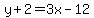 +y%2B2=3x-12