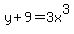 +y%2B9+=+3x%5E3+