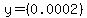 +y=%280.0002%29