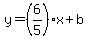 +y=%286%2F5%29x%2Bb