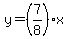 +y=%287%2F8%29x%E2%88%923