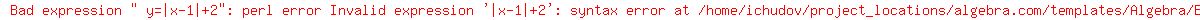+y=%7Cx-1%7C%2B2