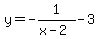 +y=++-1+%2F%28x-2%29-3