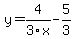 +y=+4%2F3x+-+5%2F3