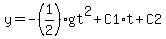 +y=-%281%2F2%29gt%5E2%2BC1%2At%2BC2