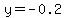 +y=-0.2