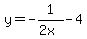 +y=-1%2F%282x%29-4