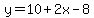 +y=10%2B2x-8