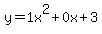 +y=1x%5E2%2B0x%2B3+