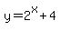 +y=2%5Ex%2B4+