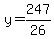 +y=247%2F26