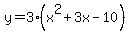 +y=3%28x%5E2%2B3x-10%29