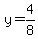 +y=4%2F8