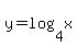 +y=log++%284%2Cx%29