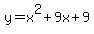 +y=x%5E2+%2B9x%2B9+