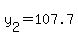 +y%5B2%5D+=+107.7+