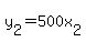 +y%5B2%5D+=+500x%5B2%5D+