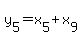+y%5B5%5D+=+x%5B5%5D+%2B+x%5B9%5D+