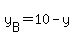 +y%5BB%5D+=+10+-+y%7BC%5D+