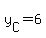 +y%5BC%5D+=+6+