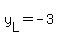+y%5BL%5D+=+-3+