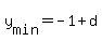 +y%5Bmin%5D+=+-1+%2B+d+