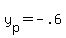 +y%5Bp%5D+=+-.6+