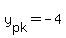 +y%5Bpk%5D+=+-4+