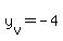 +y%5Bv%5D+=+-4+