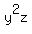 +y%5E2z+