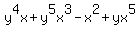 +y%5E4x%2By%5E5x%5E3-x%5E2%2Byx%5E5+