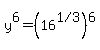 +y%5E6+=+%2816%5E%221%2F3%22%29%5E6+