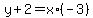 \"+y+%2B+2+=+x%2A%28-3%29+\"