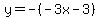 +y+=+-%28-3x-3%29+