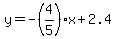 +y+=+-%284%2F5%29x%2B2.4