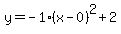 +y+=+-1%28x-0%29%5E2+%2B+2+