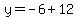 \"+y+=+-6+%2B+12+\"