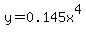 +y+=+0.145x%5E4+
