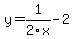 +y+=+1%2F2x+-+2