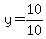 +y+=+10%2F10+