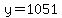 +y+=+1051+