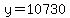 +y+=+10730+