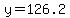 +y+=+126.2+
