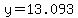+y+=+13.093+