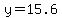 +y+=+15.6+