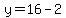 +y+=+16+-+2+