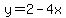 +y+=+2+-+4x+