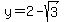 +y+=+2+-+sqrt%283%29+
