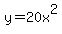 +y+=+20x%5E2+
