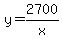 +y+=+2700%2Fx+